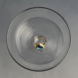 Bold London Blue Topaz statement ring handmade USA