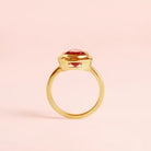 Modern Tourmaline cocktail ring in yellow gold