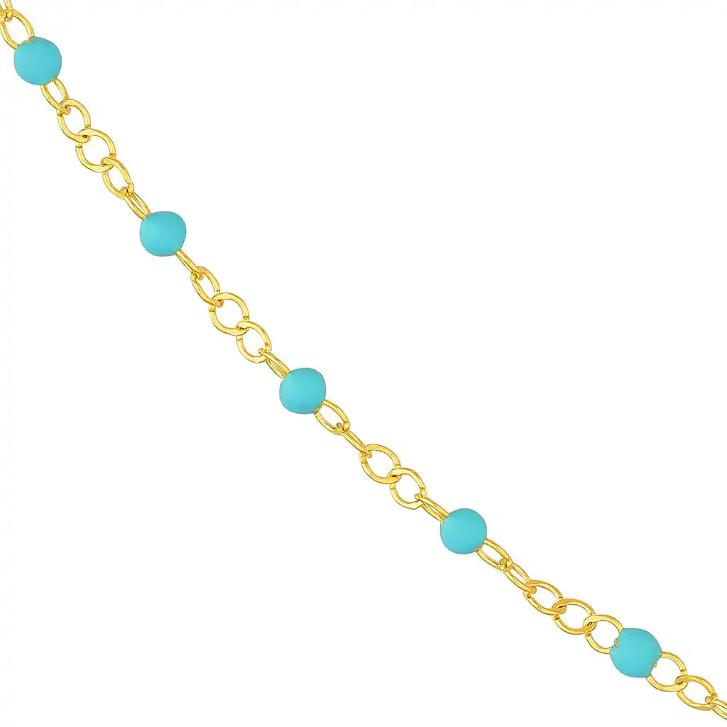 (7.5-in)(10-in)(18-in)(7.5-in)(10-in)(18in) variant--Turquoise variant--Gold-fill variant--Bracelet-(7.5-in) variant--Anklet-(10-in) variant--Necklace-(18in) variant--14K-yellow-gold