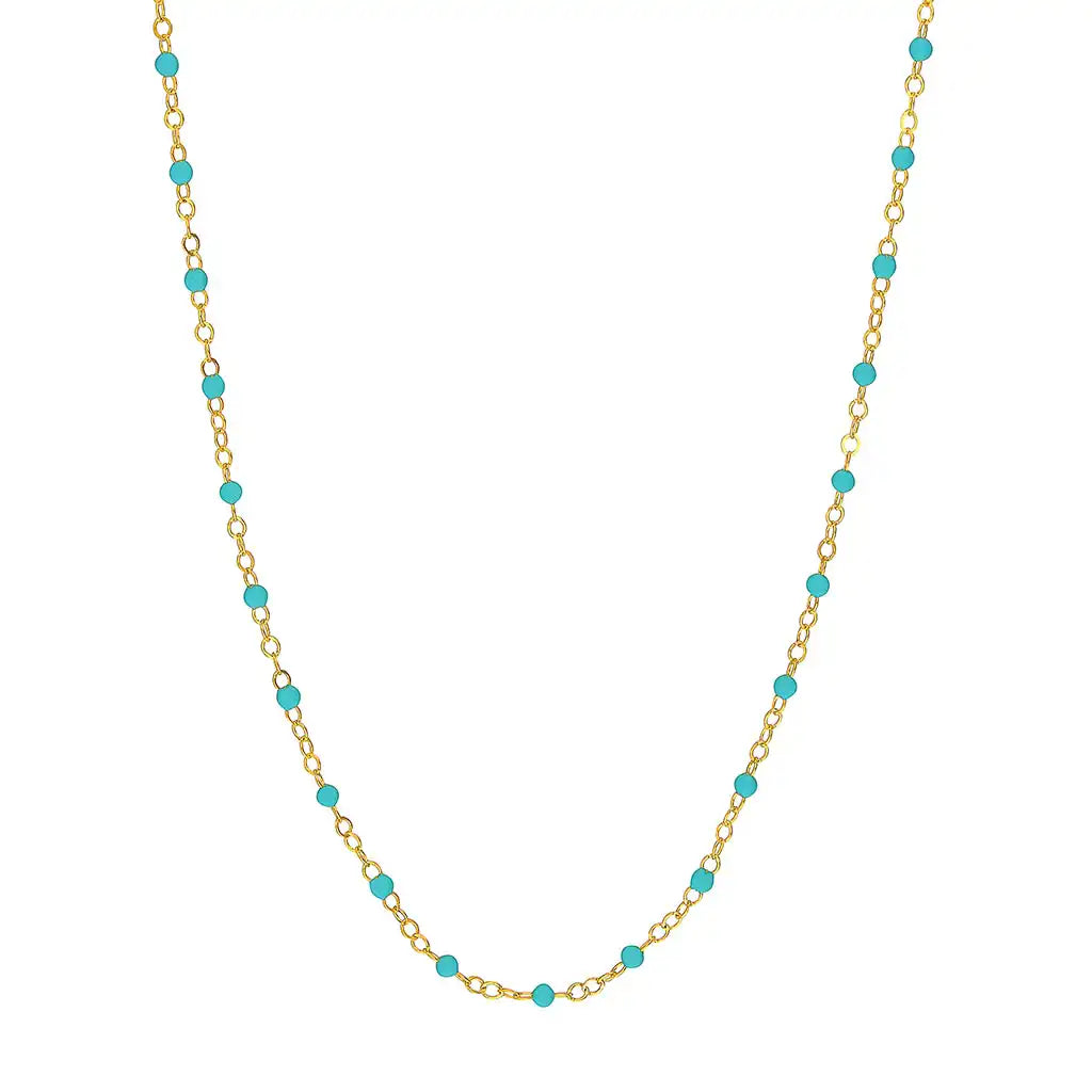 (7.5-in)(10-in)(18-in)(7.5-in)(10-in)(18in) variant--Turquoise variant--Gold-fill variant--Bracelet-(7.5-in) variant--Anklet-(10-in) variant--Necklace-(18in) variant--14K-yellow-gold