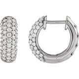 Close-Up of Lab-Created Diamond Hoops in White Gold variant--14K-white-gold