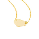 Yellow gold Heart Necklace