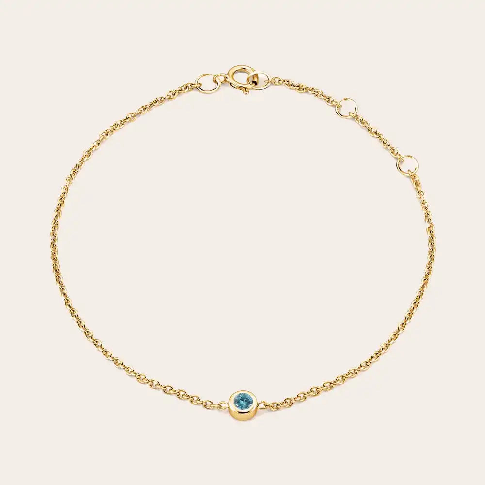 zircon bracelet yellow gold variant--14K-yellow-gold variant--Zircon