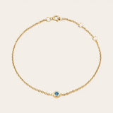 zircon bracelet yellow gold variant--14K-yellow-gold variant--Zircon