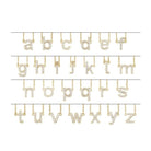 diamond lowercase initial necklace, initial necklace, diamond initial necklace 14K rose gold L initial charm