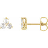1/5CTW Trio Diamond Studs - erin gallagher variant--14K-yellow-gold