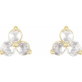 1/5CTW Trio Diamond Studs - erin gallagher variant--14K-yellow-gold