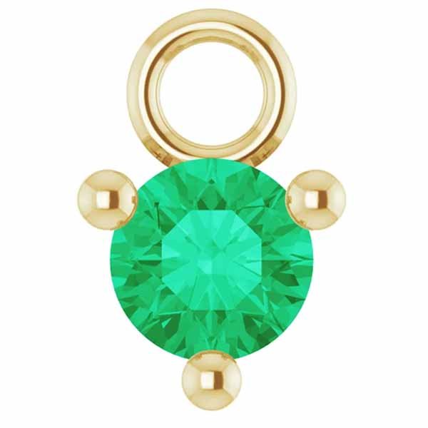 3mm Birthstone Prong Charm - erin gallagher