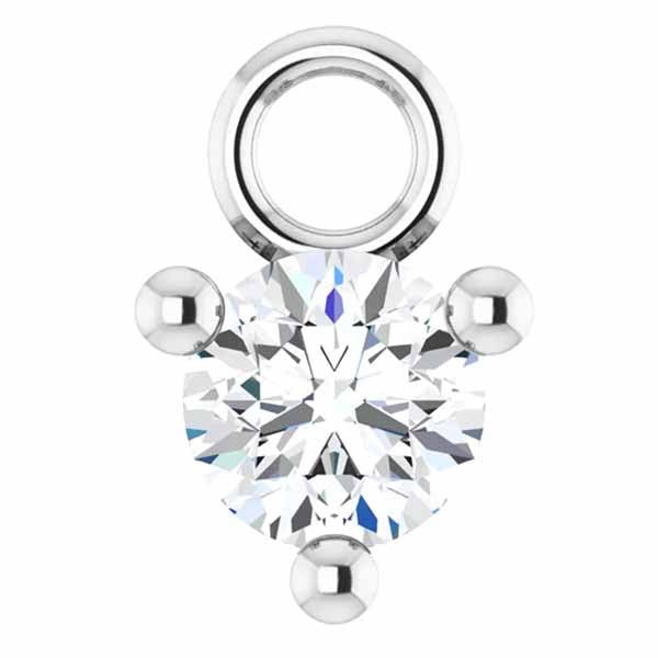 3mm Birthstone Prong Charm - erin gallagher