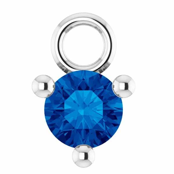 3mm Birthstone Prong Charm - erin gallagher