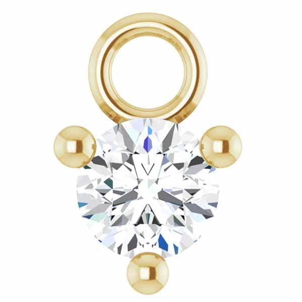 3mm Birthstone Prong Charm - erin gallagher