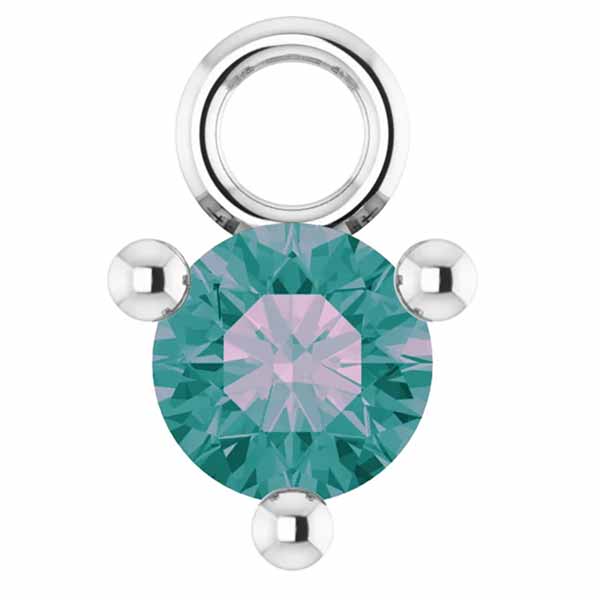 3mm Birthstone Prong Charm - erin gallagher