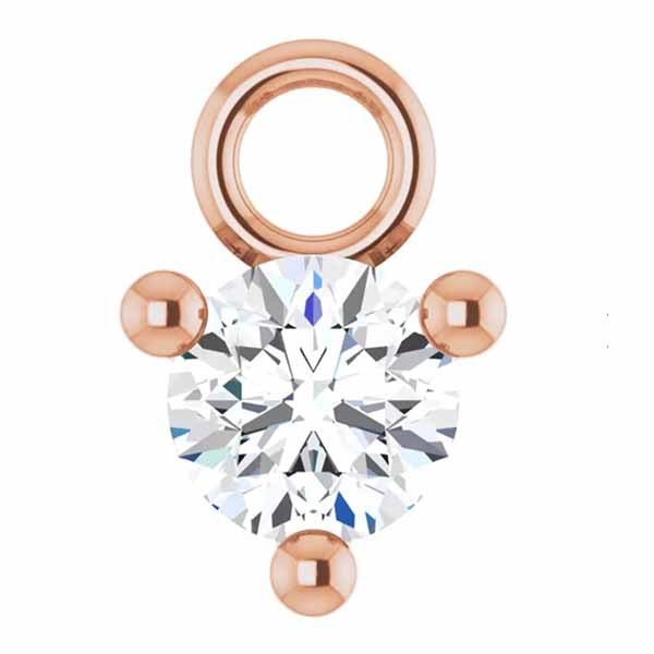 3mm Birthstone Prong Charm - erin gallagher