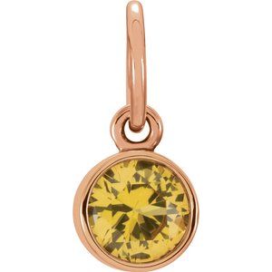 4mm Birthstone Charm - erin gallagher