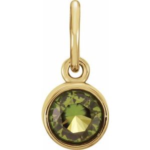 4mm Birthstone Charm - erin gallagher