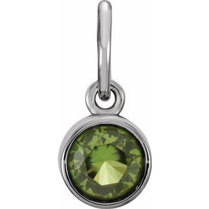 4mm Birthstone Charm - erin gallagher