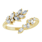 5/8 CTW Wreath Diamond Wrap Ring - erin gallagher
