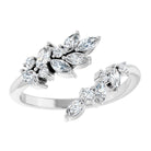 5/8 CTW Wreath Diamond Wrap Ring - erin gallagher