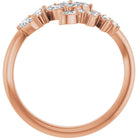 5/8 CTW Wreath Diamond Wrap Ring - erin gallagher