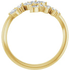 5/8 CTW Wreath Diamond Wrap Ring - erin gallagher