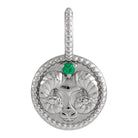Handmade Sterling Silver Aries Zodiac Medallion Charm