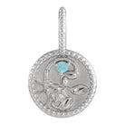Handmade Sterling Silver Scorpio Zodiac Medallion Charm