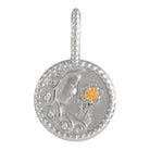 Handmade Sterling Silver Virgo Zodiac Medallion Charm
