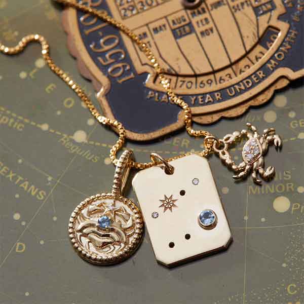 Handmade Zodiac Medallion Charm