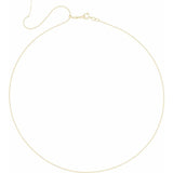 Adjustable threader chain necklace with pendant variant--Bead-Chain variant--Gold-fill variant--16-22in
