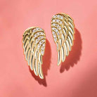 Angel Wing Diamond Earrings - erin gallagher