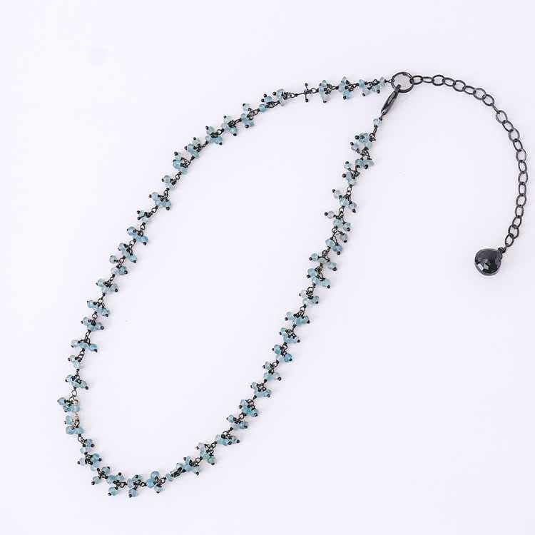 Apatite Tiny Gem Choker Necklace - erin gallagher variant--Apetite