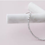Styled Baguette Diamond Tennis Bracelet