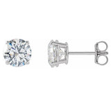 14K rose gold .75CT Basket-Set Diamond Studs/2-CT-(5.75mm)(6.3mm)/2-CT-(7mm).5CT.5CT variant--1.5CT variant--14K-white-gold variant--Diamond-Lab variant--2CT variant--Diamond-Nat variant--2.5CT