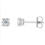 14K yellow gold .75CT Basket-Set Diamond Studs/2-CT-(4mm)/4-CT-(4.5mm) variant--.5CT variant--.75CT variant--.5CT variant--14K-white-gold variant--Diamond-Lab variant--.75CT variant--Diamond-Nat