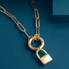 Circle Charm Chain Necklace - erin gallagher