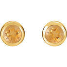 Citrine Stud Earrings - erin gallagher