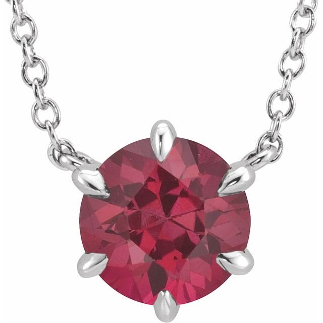 Claw Prong Birthstone Necklace - erin gallagher