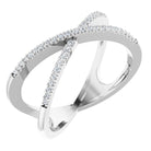 Criss Cross Diamond Ring - erin gallagher