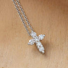 Diamond Cross Necklace - erin gallagher