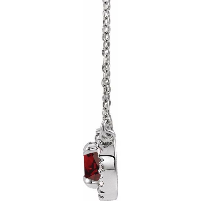 Diamond Garnet Necklace - erin gallagher