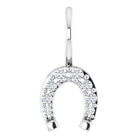 Diamond Horseshoe Charm - erin gallagher