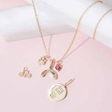Yellow gold paw print diamond pendant