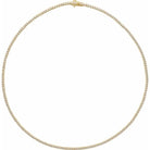 Diamond Tennis Necklace - erin gallagher