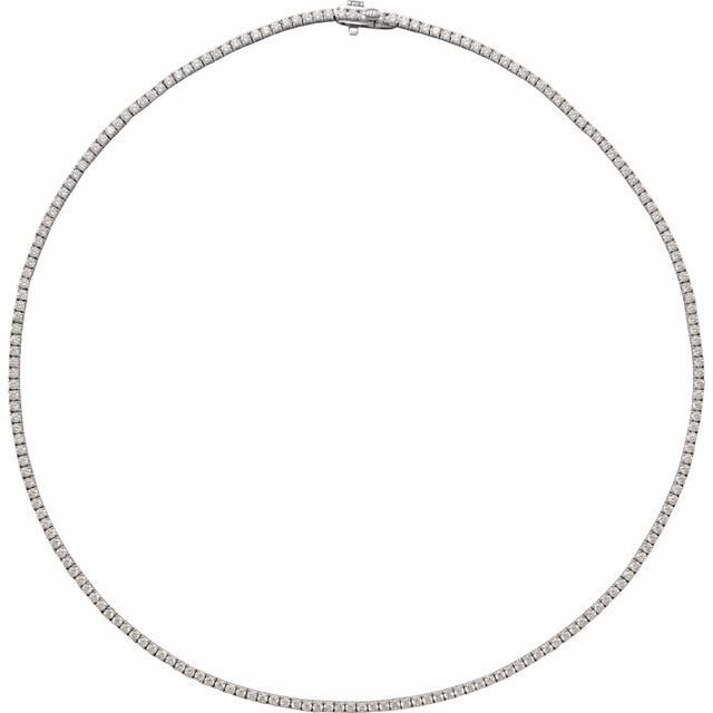 Diamond Tennis Necklace - erin gallagher