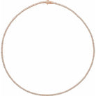 Diamond Tennis Necklace - erin gallagher