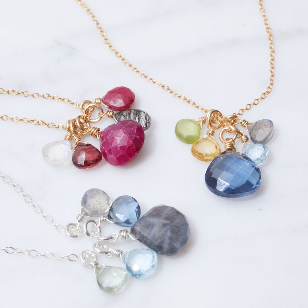 Elsa Custom Gemstone Necklace - erin gallagher