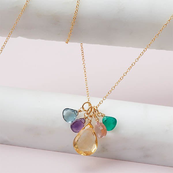 Elsa Custom Gemstone Necklace - erin gallagher