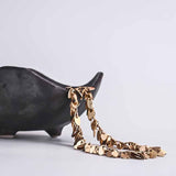 Elysian shaker chain necklace in 14K gold-fill, movement-inspired layering piece