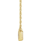 Emerald-Cut Diamond Necklace - erin gallagher