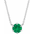 Emerald Pendant Necklace - erin gallagher